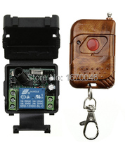 Interruptor com controle remoto sem fio, 10a, 1 canal, rf, receptor e transmissor, sistema de interruptor controlado por rádio, janela, portas de garagem