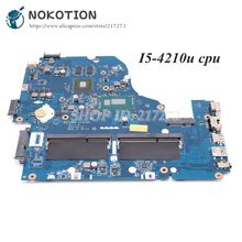 NOKOTION For Acer aspire E1-572 E1-572G Laptop Motherboard Z5WAH LA-B162P NBMLC11004 Main Board I5-4210U CPU HM86 820M gpu DDR3L 2024 - buy cheap