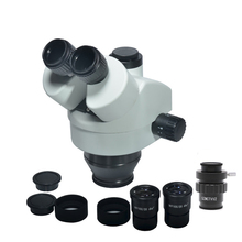 Hayear-microscópio estéreo trinocular 7x-45x, simul-focal, cabeça wf10x/20, peça ocular, szmctv1/2, ccd, acessórios para microscópio com montagem c 2024 - compre barato