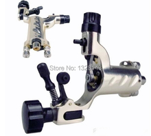 Wholesale Professional Dragonfly Rotary Tattoo Machine Gun RCA Shader Liner Tattoo Machine Silver for Complete tattoo kit 2024 - buy cheap