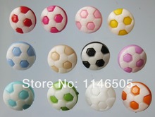 200pcs Kids Accessories Outerwear Football Shape Buttot 16mm Mixed Color clothing set Buttons For Craft Sewing Button zk0223 2024 - buy cheap
