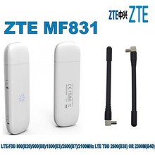 Лидер продаж ZTE MF831 4G Dongle 2 внешняя антенна порт LTE USB модем плюс 2 шт. 4g антенна 2024 - купить недорого