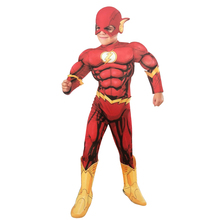 The Flash Muscle Superhero Fancy Dress Kids Fantasy Comics Movie Carnival Party Halloween Flashman Cosplay Barry Allen Costumes 2024 - buy cheap
