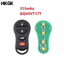 3/4 botões do carro remoto chave 315mhz para chrysler concorde 300m 2001 2002 2003 2004 keyless chave fcc id gq43vt17t 2024 - compre barato