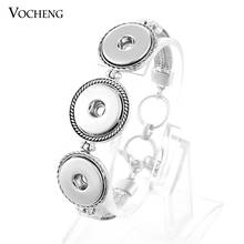 10pcs/lot Wholesale Vocheng Snap Button Bracelet 18mm Interchangeable Jewelry NN-364*10 Free Shipping 2024 - buy cheap