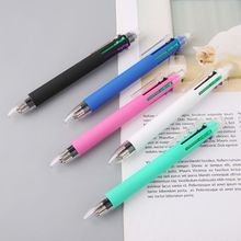 0.7mm 5 Colors In One Retractable Ballpoint Pens Mechanical Pencil Smooth Writing Tip Note Taking School Stationery Office Suppl 2024 - buy cheap