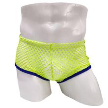 Fashion Mesh Breathable Interior See-through Low Waist Boxer Underwear Homme Panties Comfortable Knickers Man 2024 - buy cheap