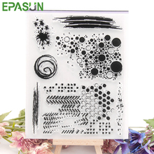 EPASUN DIY Scrapbooking 2019 Clear Stamp Transparent Card Making TPR Background Rubber Seal Cutting Die Photo Album Decor 2024 - buy cheap