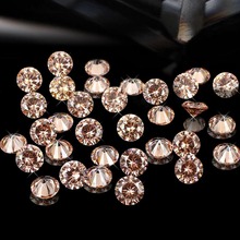Cuentas de Zirconia cúbica redonda con diamantes de imitación 100 piezas 6mm brillantes pegamento en piedras de cristal manualidades decoraciones de joyería 2024 - compra barato