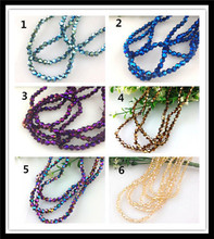6mm Crystal Beads, Wholesale 250Pcs/lot Bicone Crystal Loose Beads Of Jewelry Making Free Shipping 2024 - buy cheap