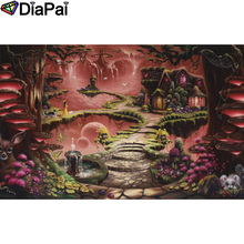 Diapai 100% quadrado completo/broca redonda 5d pintura diamante "paisagem" paisagem "bordado ponto cruz decoração 3d a19543 2024 - compre barato