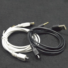 Effelon 10 шт./лот 3.5 ММ Micro Aux Аудио в Док Зарядное Устройство USB Данных кабель для Автомобилей Динамик Samsung Galaxy S4 S3 S2 i9500 i9300 2024 - купить недорого
