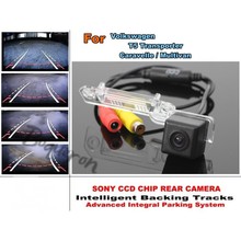 For Volkswagen T5 Transporter / Caravelle / Multivan Smart Tracks Camera HD CCD Intelligent Dynamic Tragectory Rear View Camera 2024 - buy cheap