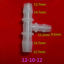 Conector reductor de manguera de plástico, 12-10-12mm 2024 - compra barato