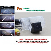 Car Intelligent Parking Tracks Camera / For Nissan Versa Note 2014~2015 HD Back up Reverse Camera / Rear View Camera 2024 - buy cheap