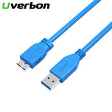 0,3 m/1 m USB 3,0 Type A к Micro B кабель для внешнего жесткого диска HDD Samsung S5 Note3 USB HDD кабель для передачи данных USB Micro B провод 2024 - купить недорого