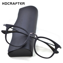 HDCRAFTER 14.5g Lightweight Glasses Frame Men Women Vintage Myopia Prescription Eyeglasses Frames Metal Thin Temple Optical 2024 - buy cheap