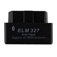 Elm327 Bluetooth V1.5 Obd2 herramientas de diagnóstico de coche ELM 327 V 1,5 ii OBD 2 diagnóstico escáner para Android PIC18F25K80 Chip negro 2024 - compra barato