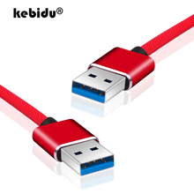 Кабель-удлинитель kebidu USB 2,0, 3 цвета, 1 м 2024 - купить недорого