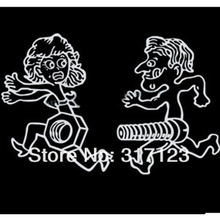 (30 pieces /lot) Wholesale Funny Vinyl screw and nut funny car Decals Stickers Vehicle window stickers car styling 2024 - buy cheap