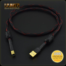 Cable USB de U29-2 de alta fidelidad A-B, cable de Audio Canare L-4E6S con anillo magnético Dual para amplificador HiFi DAC, 1m, 3,5 pies 2024 - compra barato