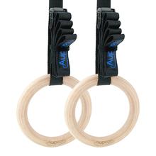 Aupcon-anéis de madeira para ginástica com 28/32mm, ajustável, longa, puxar e exercitar em casa, academia e exercício físico 2024 - compre barato