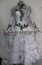 Envío gratis, 100% nuevo competencia Ballroom Dance Dress estándar ( cada color, tamaño ecah ) - KAKA-B090 2024 - compra barato