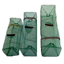 Peche Foldable Nylon Fishing Net Shrimp Cage Crab Fish Trap Cast Net Cast PVA Mesh Rede De Pesca Folding Fishing Network Gear 2024 - buy cheap