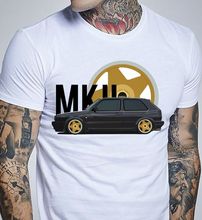 2019 moda verão camiseta alemanha clássico legend carro golf mk2 rodas pneus t casual manga curta 2024 - compre barato