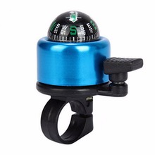High Quality Aluminum Alloy Loud Sound Bicycle Bell Handlebar Safety Metal Ring Environmental Bike Cycling Horn With Compass 2024 - buy cheap