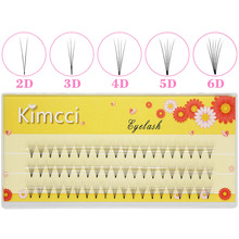 Kimcci Lashes 3Lines 2D/3D/4D/5D/6D Heat Bonded Pre Made Volume Fans Faux Mink Premade Russian Volume Eyelash Extension Supplies 2024 - buy cheap