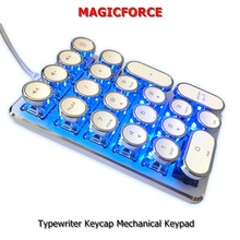 Magicforce Typewriter Edition Wired Smart 21-Key Mechanical Numeric Keypad  Cherry Switches ( Pure-white  Backlight) 2024 - buy cheap