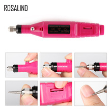 ROSALIND 1Set Electric Manicure Drill Set For Machine Electric Nail Art Pen Pedicure Nail Art tools for manicure 2024 - buy cheap