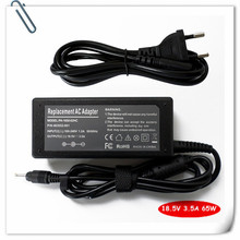 Adaptador AC carregador de bateria 18.5 V 3.5A para HP Pavilion DM1 DM3 DM3T DM3Z cabo de alimentação de 65 w 2024 - compre barato