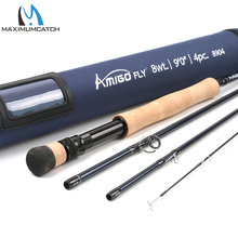 Maximumcatch Amigo 8.6ft/9ft 4-8wt Fast Action Fly Fishing Rod 30T SK Carbon Fiber Fly Rod with Cordura Tube 2024 - buy cheap