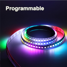 LED Pixel Strip light DC 5V WS2812 WS2812B Individually Addressable RGB Smart Pixels Strip 2812 IC Waterproof led band led strip 2024 - buy cheap