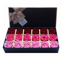 18 pcs/set Creative Romantic Rose Flower Soap Flowers For Valentine's Day Gift 2024 - buy cheap