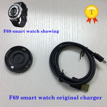 Reloj inteligente f69, pulsera con imán, cargador, cable de carga, base de alambre para teléfono, 2019 original 2024 - compra barato