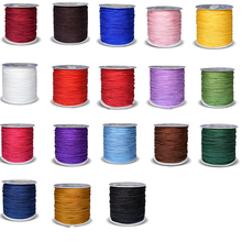 18Colors 45m/Spool Nylon Cord Thread Chinese Knotting Macrame Rattail 1.5MM DIY  Bracelet  Beading Braided String 2024 - buy cheap