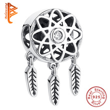 BELAWANG 925 Sterling Silver Dreamcatcher Holder Beads fit  Charm Bracelet Necklace DIY Jewelry Valentine's Day Gift 2024 - buy cheap