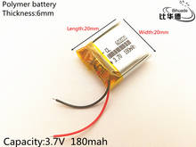 1pcs 3.7V 180mAh 602020 Lithium Polymer Li-Po li ion Rechargeable Battery cells For Mp3 MP4 MP5 GPS PSP mobile bluetooth 2024 - buy cheap