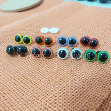 100pcs mixed color 9mm plastic round safety toy eyes with washers 2024 - buy cheap