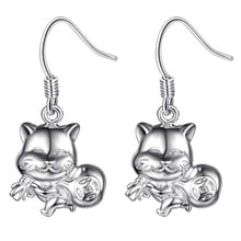 New Arrival little squirrel silver plated Earrings for women fashion jewelry Earring /WWXDVYFT RBGMFQCJ 2024 - buy cheap