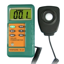 TENMARS TM-207 Solar Power Meter With1.5M Remove Sensor With 3 1/2 Digits LCD Display 2024 - buy cheap