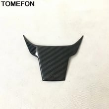 TOMEFON For Honda CRV CR-V 2017 2018 Steering Wheel Button Overlay Decoration Stiker Cover Trim Interior Accessories ABSCarbonSS 2024 - buy cheap