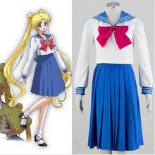 Hot Anime Sailor Moon Cosplay Sailor Moon Cos Halloween Man Woman Cosplay Costume Japanese School uniform 2024 - buy cheap