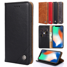 Retro Leather Flip Case For VIVO Y97 Y93 Y93S Y85 Y83 Y81 Y81S Y71 Y51 Wallet Cover vivo Z3i V11 V9 Case Card Holder Phone Bag 2024 - buy cheap