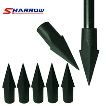 Sharrow-flecha con punta de goma para practicar tiro, punta de punta ancha para eje de flecha de 8,5mm, 20 piezas 2024 - compra barato