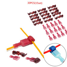 30PCS(15set) Wire Cable Connectors Terminals Crimp Scotch Lock Quick Splice Electrical Car Audio Kit Tool Set 2024 - buy cheap