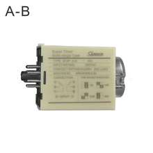 Relé temporizador de ST3PA-B, relé temporizador de 12v de buena calidad, rango de tiempo de 0,1 S-6M 2024 - compra barato